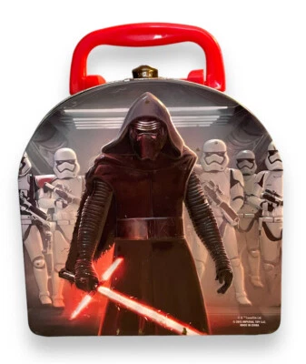Fiambrera de hojalata Kylo Ren de Star Wars 2015 juguete imperial estuche de metal regalo coleccionable Foto 1 de 4