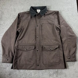 Cinch Jacket Mens 2XL Bonded Brown Concealed Carry Full Zip Pockets - Picture 1 of 12