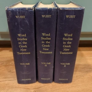 Wuest: Word Studies in the Greek New Testament 3 Vols Bible Commentary - Imagen 1 de 5
