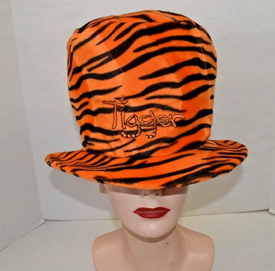 Chapéu Disney Disneyland Resort Tigre Tamanho Grande Pelúcia Elástico Top Hat - Imagem 1 de 4