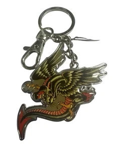 Ed Hardy Christian Audigier Schlüsselanhänger Panther Drache 3E Designs neu kostenloser Versand - Bild 1 von 2
