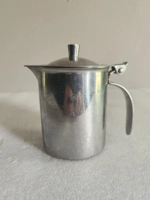 Crema vintage Bloomfield Industries acero inoxidable 8 oz • tapa con bisagras  Foto 1 de 4