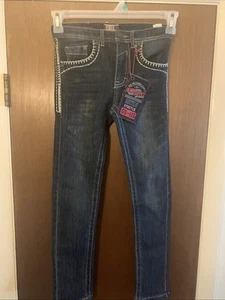 GS-115 Denim Fashion Jeans Girl Size 10 Skinny - Picture 1 of 5