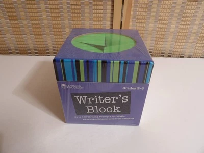 Writers Block Grades 3-6 Writing Prompts for Math, Science, Language & Social St - Image 1 of 4