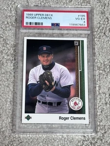 PSA 4 BASEBALL CARD 1989 UPPER DECK ROGER CLEMENS BOSTON RED SOX - Picture 1 of 1