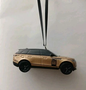 Range Rover Velar Personalizado Navidad Coche Adorno 1/64 Die-cast Dorado - Imagen 1 de 2
