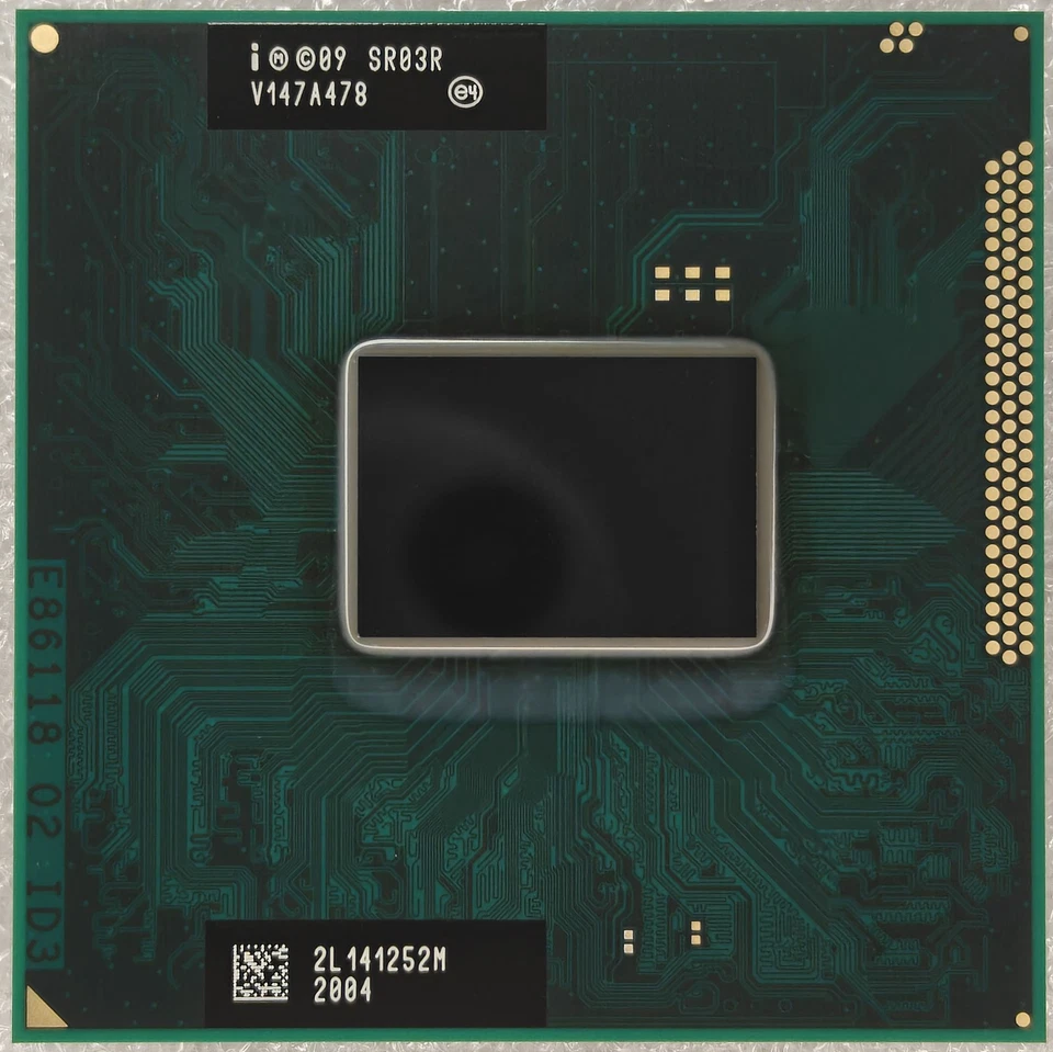 Intel Core i7-2640M 3.50 GHz 2 Cores 4 Threads Socket G2 SR03R CPU processor - Image 1 of 2