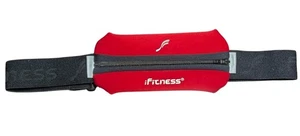 iFitness Cinturón para Correr Rojo Bolsa con Cremallera Ajustable Fitness Pack - Imagen 1 de 4