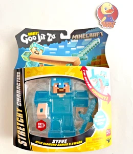 Heroes of Goo Jit Zu Minecraft Steve with Diamond Armor and Sword NEW 2025 - Picture 1 of 2