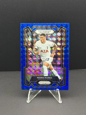 2023-24 Panini Prizm Premier League - Pedro Porro #132 Blue Mosaic Prizm - Image 1 of 2