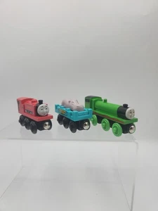 Thomas Wooden Railway Ivo Hugh and The Hippo Car and Henry Learning Curve - Picture 1 of 18
