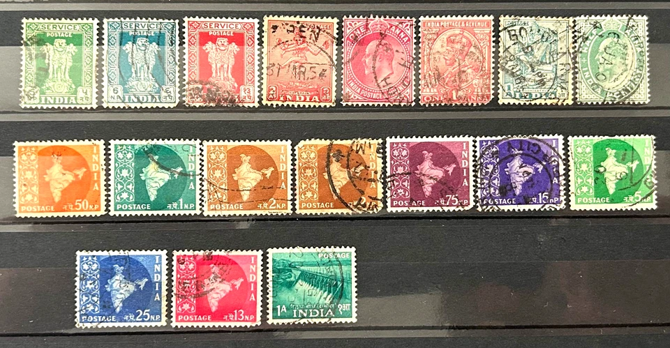 UK British Colony India Stamps Lot of 18 Stamps used Great for Collectors /122 - Image 1 of 1