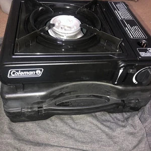 Coleman Tabletop Portable Butane Gas Camping Stove, 1 Burner -With Case - Picture 1 of 22