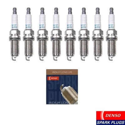 New Set of 8 DENSO Iridium Long Life Spark Plug for Equus Genesis/QX56/NV2500 V8 - Image 1 of 4