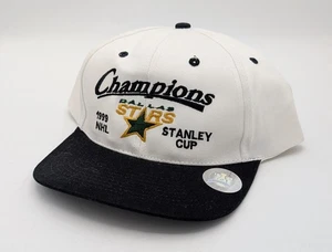 Neu! Vintage 1999 Dallas Stars Stanley Cup Champions NHL KC Marke Snapback Mütze - Bild 1 von 5