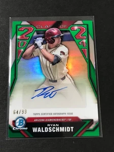 2024 Bowman Draft - Class of 2024 Autographs Ryan Waldschmidt /99 plus BDC18 - Bild 1 von 4