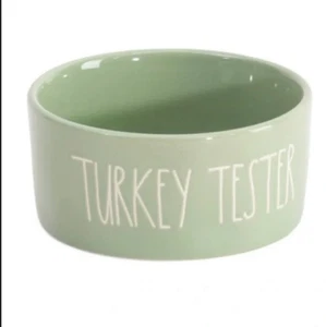 Probador de pavo Rae Dunn tazón para mascotas 6 en verde - Imagen 1 de 1