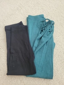 NWOT Old Navy Built-In Tough Leggings Crop & Full Sold As Set Girls Large 10-12 - Picture 1 of 11