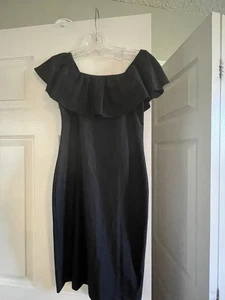 NWT Victoria Secret Black off the shoulder dress - Size XS - Picture 1 of 3