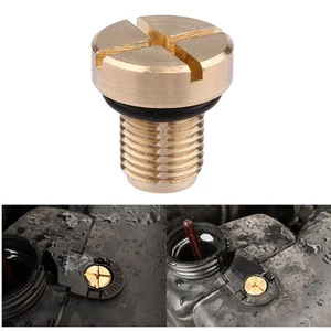 Brass Coolant Expansion Tank Drain Screw +Washer For BMW E36 E39 E46 17111712788 - Picture 1 of 7