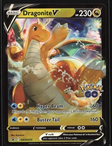Dragonite V SWSH235 Sword & Shield Black Star Promo Pokemon Card - Picture 1 of 2