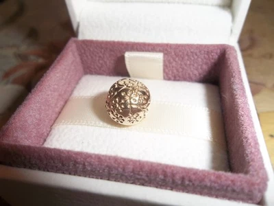 Genuine Pandora 14ct Gold Lucerne Clip Charm 750818 G585 ALE - RARE & HTF - Image 1 of 4