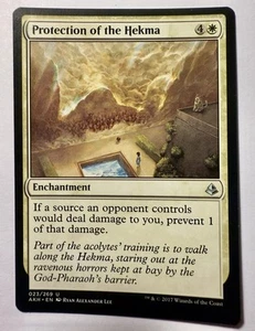 PROTECTION OF THE HEKMA Amonkhet #23 AKH(LP)(MTG) - Picture 1 of 1