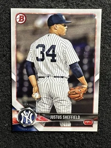 Justin Sheffield 2018 Bowman Baseball Menge #BP69 New York Yankees - Bild 1 von 2