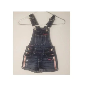 Jordache Embroidered Girls 4/5 XS Shorts overalls - Picture 1 of 7