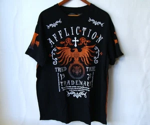~ Nueva Camiseta Auténtica Affliction Para Hombre 2XL 1973 Live Fast Tired & True ~ - Imagen 1 de 5