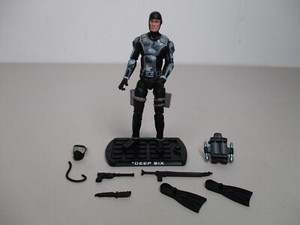25TH ANNIVERSARY HASBRO G.I JOE COBRA ACTION FIGURE DEEP SIX RISE OF COBRA