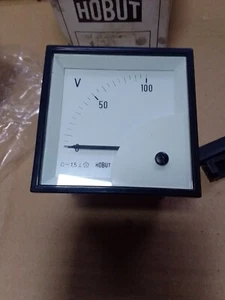Hobut D72 Analog panel meter 0-100volts DC Voltmeter For Mig Welders Calibration - Picture 1 of 4