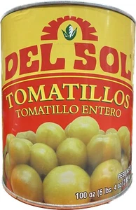 Del Sol Whole Small Tomatillos Salsa Verde Green Fresh Mexican 6lbs 4oz - Picture 1 of 2