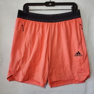 adidas Shorts Designed for Training HEAT.RDY Shorts Men's Large Peach 