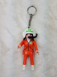 Playmobil Air Rescue Female Figure Key Chain MIP 1998 - Picture 1 of 1