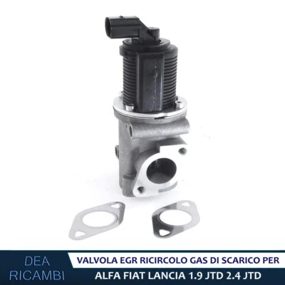 Valvola EGR Fiat Bravo II 1.9D Multijet 2007 - 2014 Cod. EGAR002 - Immagine 1 di 3