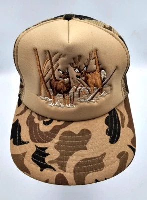 Speedway Camo Deer Hunting Snapback Hat Embroidered One Size - Image 1 of 4