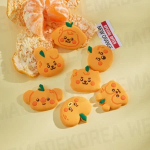 BT21 Personaje Bebé Imán Silicona Naranja Fiesta ver. Productos oficiales K-POP - Imagen 1 de 15