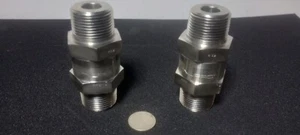Two Good Clean Nupro SS-CHM16-EP-1 Stainless Check Valves 1 PSI Crack 1" MNPT  - Picture 1 of 9