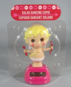 Solar Powered Dancing Cupid Blinking Eyes Dances Under Bright Lights - NEW - Picture 1 of 4