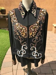 Auffälliges Custom Western Pleasure Show Shirt und Weste (JG) - Bild 1 von 6