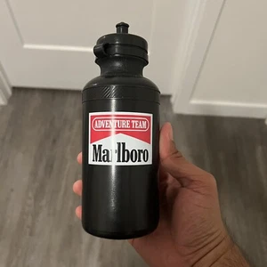 Vintage 90s Marlboro Cigarette Adventure Team Water Bottle Camping Hiking - Picture 1 of 6