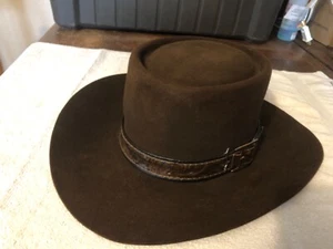 Vintage John B Stetson Co 3X Beaver CowboyHat - Picture 1 of 10