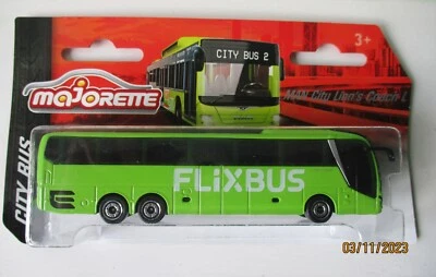 Majorette Man City Lion'S Coach L Autobus Flixbus  2018 Light Green  - Image 1 of 3