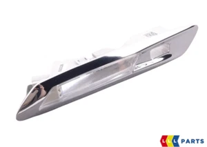 NEW GENUINE BMW 5 SERIES F10 F11 FRONT WING TURN INDICATOR CHROME TRIM RIGHT O/S - Picture 1 of 5