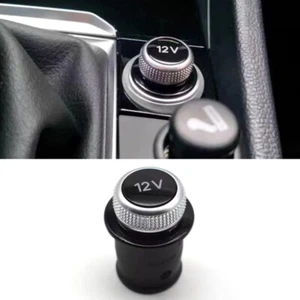 Cigarette Lighter Cover Chrome Plated Cigarette Lighter Plug For A3 A4 A5 Q2 Q7 - Picture 1 of 8