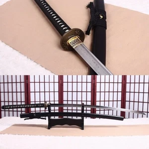 52''Japanese Nodachi Folded Steel Handmade Samurai Long Sword Battle Ready Sharp - Picture 1 of 14