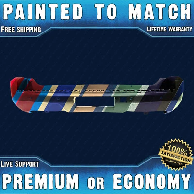 NEW Painted To Match Rear Bumper Replacement for 2007-2014 Chevy Tahoe GMC Yukon - Image 1 of 4