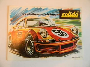SOLIDO 1974 LES CELEBRES MINIATUREN KATALOG - 24 SEITEN - Bild 1 von 3