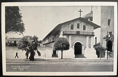 Vintage Postcard 1915-1930 Mission Delores, San Francisco, California (CA) - Image 1 of 2